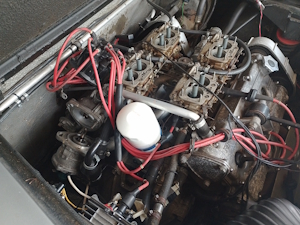 Working on an engine