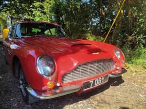 Red Aston Martin DB6