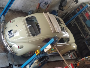 A Beetle convertable from 1958