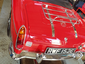 Red MGB Softtop